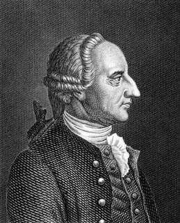 Abraham Gotthelf Kastner (1819-1800) on engraving from 1859. German mathematician and epigrammatist