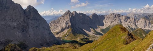 Rauchkofel, Wolayersee, Carnic Alps, Carinthia, Austria, Europe