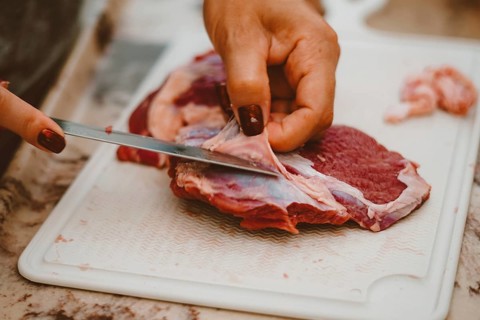 Red meat has a huge amount of vitamins from complex B, E, K and zinc, iron, proteins