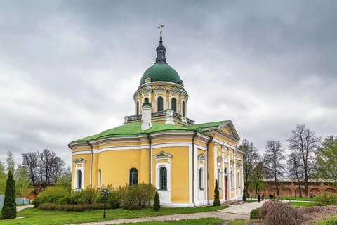 Cathedral of the Beheading of John the Baptist in Zaraysk Kremlin, Russia, Europe