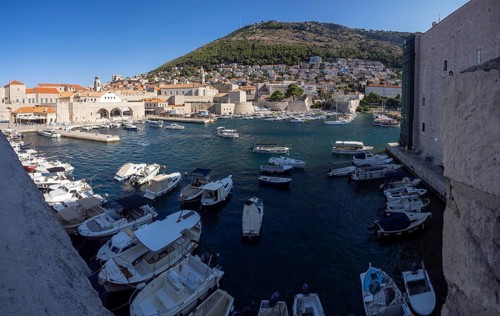 Old harbour, Dubrovnik, Dalmatia, Croatia, Europe