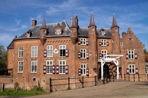 Maurick castle near the Dutch village Vught