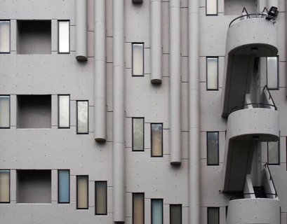 Leeds, west yorkshire, united kingdom, 24 july 2019: architectural details of windows and balconies