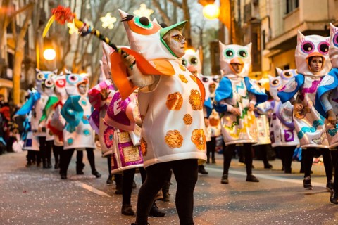 Sa Rua, carnaval de Palma, Palma de Mallorca, Mallorca, Balearic islands, spain