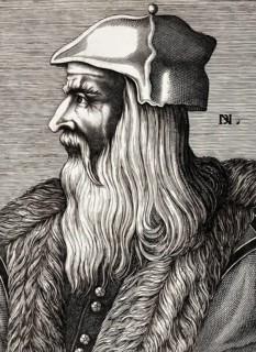 Leonardo da Vinci, 1452 - 1519, Italian painter, sculptor, architect and engineer, digitally edited