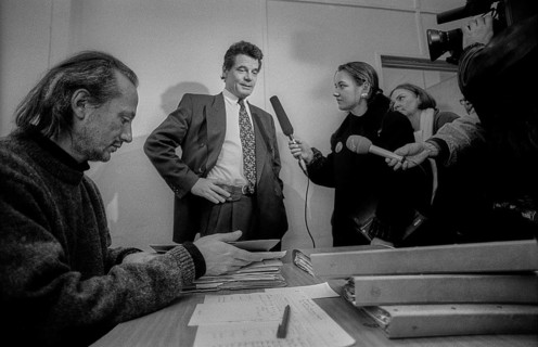 Germany, Berlin, 02.01.1992, Joachim, Gauck, first day of Stasi files - access for civil rights