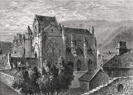 Trinity College Kirk, a royal collegiate church demolished in 1848, Edinburgh, Scotland, 18th