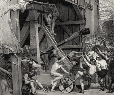 Ancient Roman siege engine