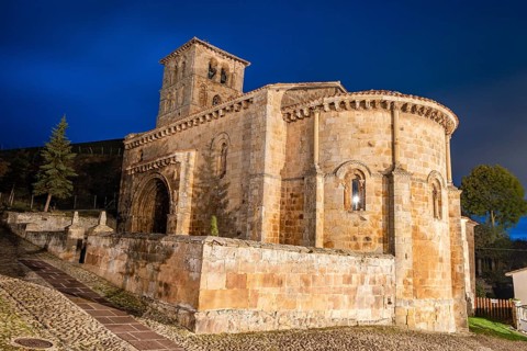 Collegiate church of San Pedro de Cervatos, Romanesque, Cervatos, municipality of Campoo de