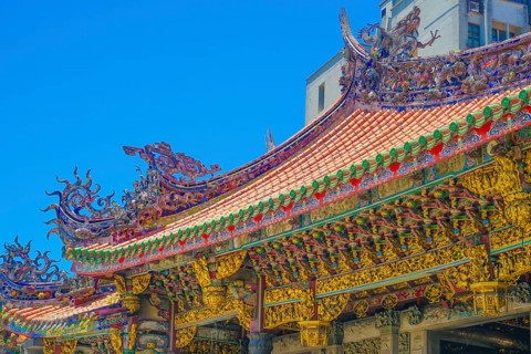 Ryuzanji Temple (Manhe Ward, Taipei City). Shooting Location: Taiwan, Taipei