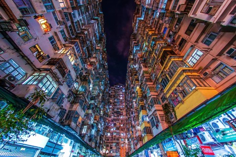 Hong Kong apartment high-rise apartment (Quarry Bay). Shooting Location: Hong Kong Special