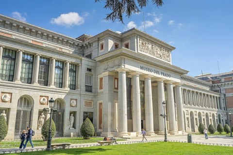 Museo del Prado art museum, Paseo del Prado, Madrid, Spain, Europe