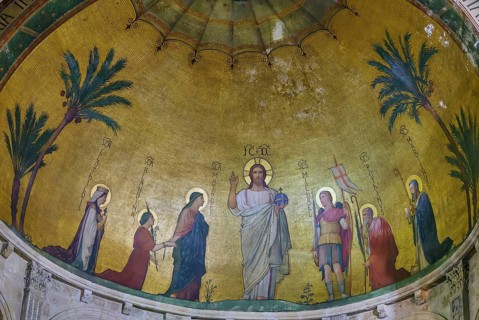 Basilica of Saint-Martin d'Ainay is a Romanesque church in the historic centre of Lyon, France,