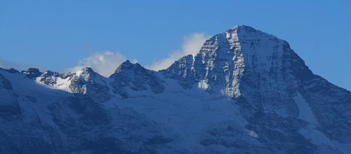Peak of Mount Breithorn, Switzerland, Europe