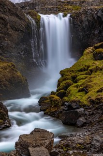 Dynandi waterfalls, Westfjords, Iceland, Europe
