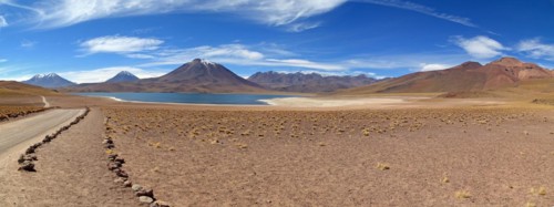 Laguna Miscanti in the Atacama Desert in Chile