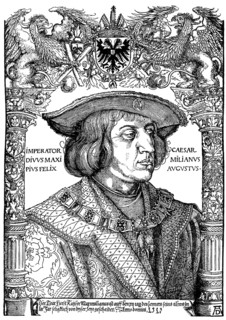 Maximilian I von Habsburg, known as the last knight, 1459 -1519, duke of Burgundy, German king,
