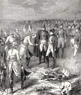 Karl Freiherr Mack von Leiberich surrenders to Napoleon, Battle of Ulm, 1805