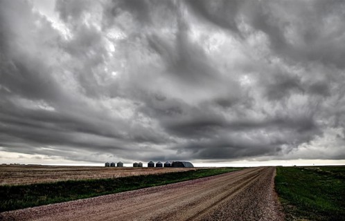 Prairie Storm Clouds Canada Saskatchewan Summer Warnings