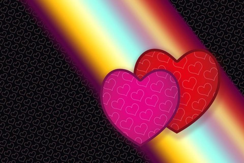 Elegant decorative heart pattern design for fabric, wallpaper, gift paper, banner, cover, poster,