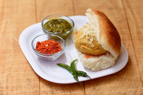 Vada Pav or Wada Pav, Indian Desi Burger is a street food dish from Mumbai, Maharashtra. Indian