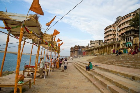 Ram ghat, varanasi, uttar pradesh, india, asia