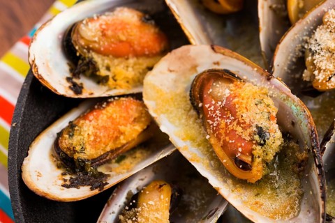 Delicious Fresh Clams with herbs
