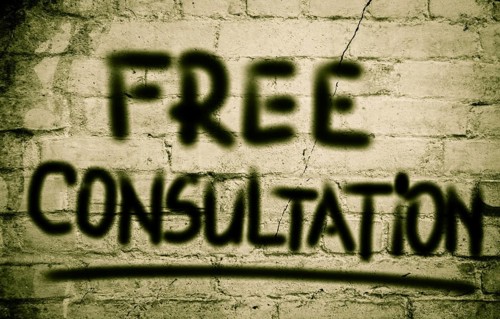 Free Consultation Concept