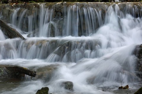 River, terraces, close to nature, Swabian Alb, near Bad Urach
