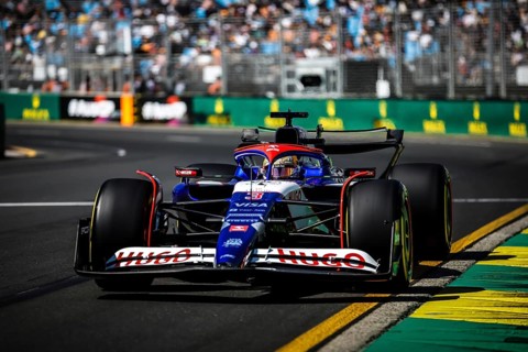 MELBOURNE, AUSTRALIA, MARCH 22: Daniel Ricciardo of Australia drives the Visa Cash App RB Formula