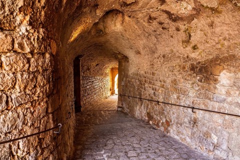 Ibiza Eivissa downtown Es Portal Nou entrance door to Dalt Vila