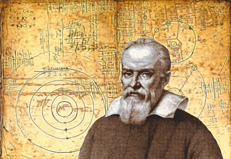 Galileo Galilei, 1564, 1642, Italian astronomer, handwritten scientific notes
