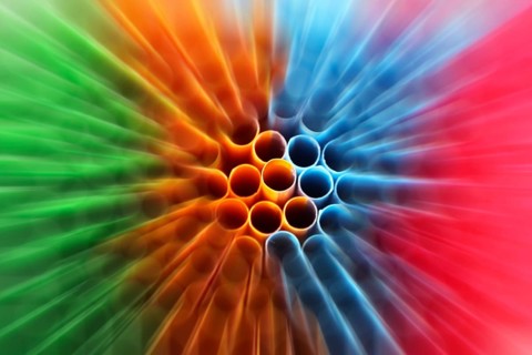 Drinking Straws as an abstract background