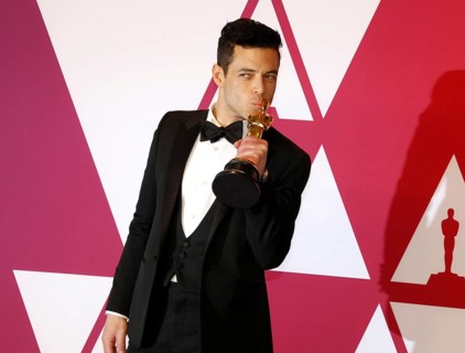 Rami Malek at the 91st Annual Academy Awards, Press Room held at the Loews Hotel in Hollywood, USA
