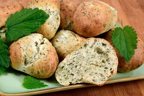 Rolls with nettles
