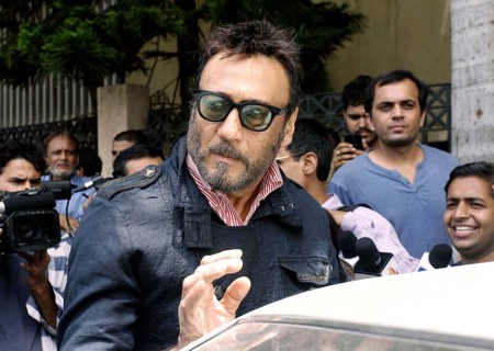 Bollywood actor Jackie Shroff during the inauguration of Aadesh Shritastava Chowk in Mumbai, India