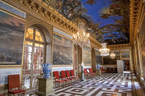 Karl XI Gallery, Drottningholm Palace, Ekerö Municipality, Stockholms län Province, Sweden, Europe