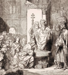 The Baptism of Vladimir the Great or Saint Vladimir of Kiev, c. 958 –1015