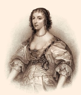 Henrietta oder Henriette Maria von Frankreich, 1609-1669, Königingemahlin von England, Schottland