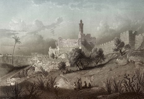 The Jebusite fortress Zion, Jerusalem