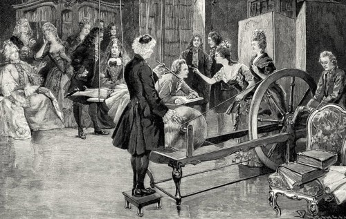 Experimental demonstrations of static electricity by Jean-Antoine Nollet, 1700 –1770, a French