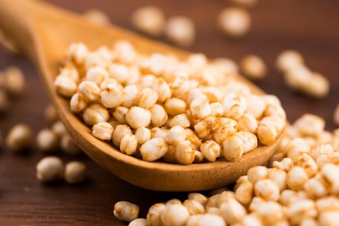 Quinoa popping