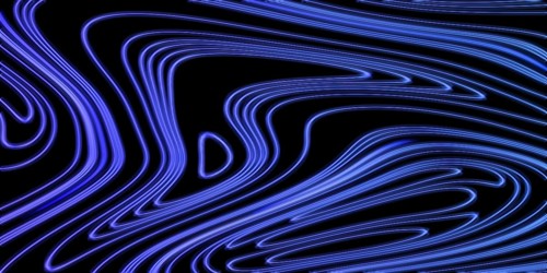 Neon Glow violet lines on a dark background, Glowing background