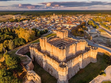 Coca castle, XV century, Gothic-Mudejar, Coca, Segovia province, Spain, Europe