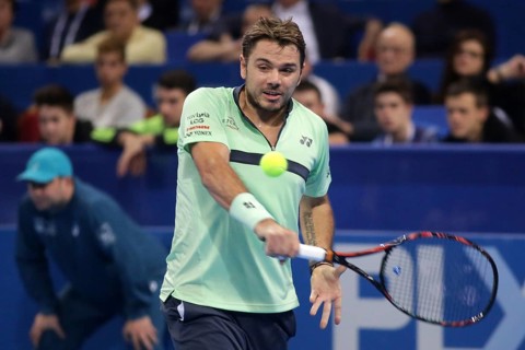 Sofia, Bulgaria - February 8, 2018: Stan Wawrinka (pictured) from Switzerland plays against Martin