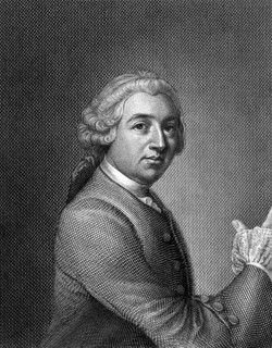 David Garrick (1717-1779) on engraving from 1859. English actor, playwright, theatre manager and