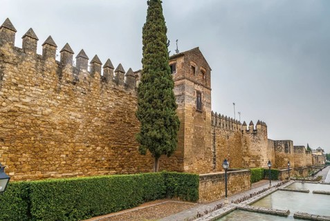 Ancient City Walls in Cordoba, Spain, Europe