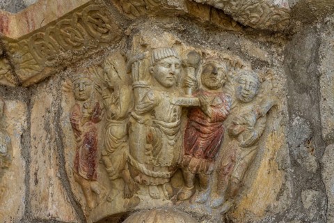 North door, basilica Saint-Just de Valcabrère, 12th century, Comminges, French Republic