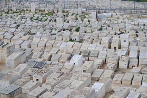 Jewish cemetery on the Mount of Olives, Jerusalem