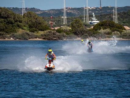 Olbia, Italy - September 16 - 20192 Aquabike world Championship gran prix of Italy